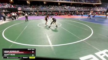 5A 120 lbs Cons. Round 2 - Aidan Rodriguez, Corpus Christi Veterans Memorial vs Wyatt Hicks, Azle