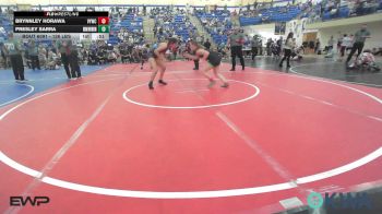 126 lbs Consolation - Brynnley Horawa, Verdigris Youth Wrestling vs Presley Sarra, Skiatook Youth Wrestling