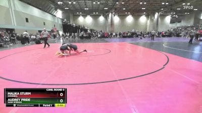 125B Cons. Round 3 - Audrey Pride, Sand Springs vs Malika Sturm, Hannibal