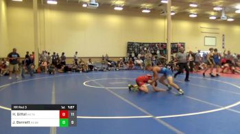 132 lbs Rr Rnd 3 - Hans Gilfoil, HS TNWC White vs Jake Bennett, HS Bad Karma