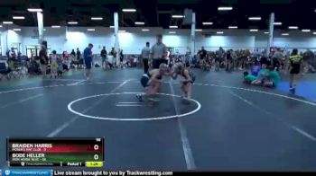 96 lbs Round 2 (8 Team) - Bode Heller, Iron Horse Blue vs Braiden Harris, Moser`s Mat Club