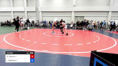 136 lbs 1/4 Final - Elias Osorio, North Carolina vs Lane Redwine, Georgia