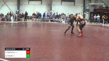 Consolation - Scott Goodman, Wesleyan vs Colby Ferreti, Plymouth