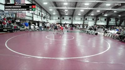 215 lbs Round 2 (8 Team) - Anhder Thorson (Richfield), Juab B vs Cooper Goodrich, Uintah B