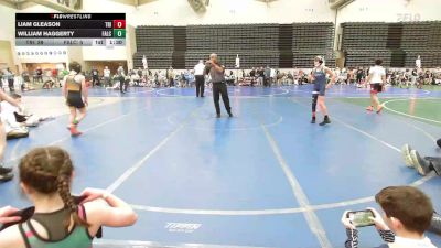 85 lbs Rr Rnd 5 - Liam Gleason, Triumph Trained ES-Cl vs William Haggerty, Falcons Wrestling Club