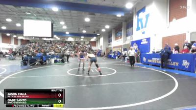 138 lbs Cons. Round 4 - Gabe Santo, Rancho Bernardo vs Jason Fiala, Millikan High Shcool