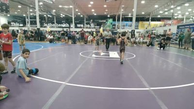 53 lbs Semifinal - Anderson Heisey, Steller Trained Jango - EL vs Bear Kendall, Broad Axe Green - EL