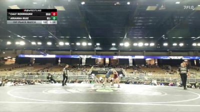 125 lbs 1st Place Match - Arianna Ruiz, Mater Lakes Academy vs Caly Rodriguez, Brandon