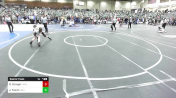 86 lbs Quarterfinal - Draven Cowger, Corning PAL vs Jace Trautz, Legacy Elite