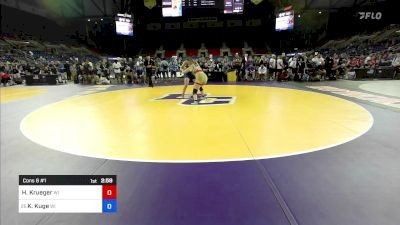 155 lbs Cons 8 #1 - Hailie Krueger, WI vs Kara Kuge, WI