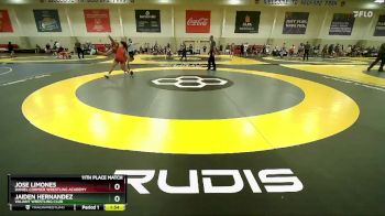 133 lbs 11th Place Match - Jose Limones, Daniel Cormier Wrestling Academy vs Jaiden Hernandez, Valiant Wrestling Club