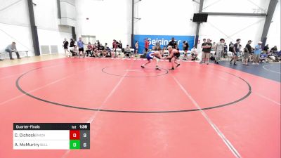 116 lbs Quarterfinal - Cole Cichocki, Michigan Premeir Gold vs Aidan McMurtry, Bull Trained