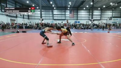 120 lbs Champ. Round 2 - Leland Mendez, Grizzly Wrestling Club vs Luke Ayers, New Hill