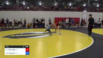 57 kg Round Of 32 - Evan Tallmadge, New Jersey vs Desmond Pleasant, Pennsylvania RTC