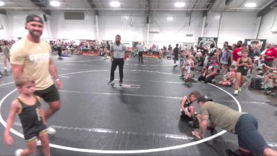 37 lbs Round 3 - Chaos Vasquez, Fort Stewart Wrestling Club vs Colten Strickland, Backyard Brawlers