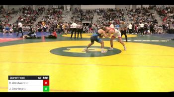 170 lbs Quarterfinal - Braidon Woodward, NY vs Jacob Zearfoss, NJ