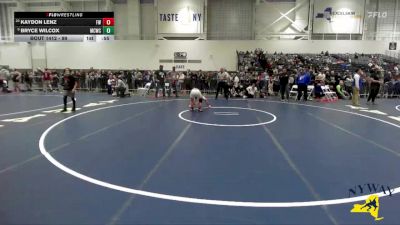 99 lbs Cons. Round 2 - Kaydon Lenz, Fulton Wrestling vs Bryce Wilcox, Mat Creatures Wrestling Club