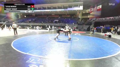 190 lbs Quarterfinal - Brady Wight, Vacaville vs Kyle Munoz, Lincoln (Stockton)