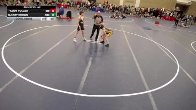 16U - 106 lbs Cons. Round 3 - Dennis Kind, Robbinsdale Area Wrestling vs Ty Goodnature, Apple Valley Wrestling Club