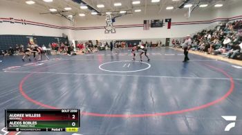 126 lbs 13th Place Match - TT Akano, Tecumseh vs Andrea Jaquez, El Paso Hanks