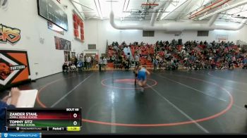 105 lbs Quarterfinal - Zander Stahl, Lovell Middle School vs Tommy Sitz, Cody Middle School