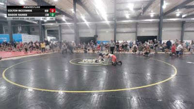 62 lbs Consolation - Colton McCombie, New Castle vs Mason Haines, Lewistown