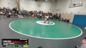 144A Cons. Round 3 - Caide Peak, Natrona County vs Michael Bernal, Worland