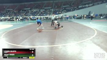 6A-285 lbs Champ. Round 2 - Cohen Giusto, Sandy vs Noah Miner, Aloha