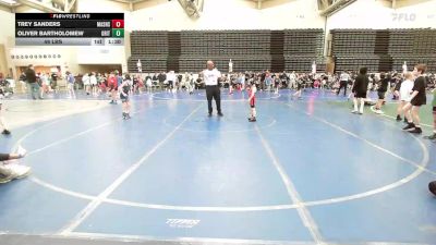 49 lbs Rr Rnd 11 - Trey Sanders, Mat Assassins Gray vs Oliver Bartholomew, Grit Mat Club ES