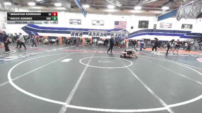 144 lbs Quarterfinal - Sebastian Rodriguez, Palm Desert vs Rocco Godinez, Centennial (Corona)