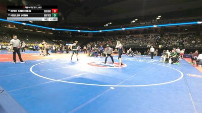 157 Class 1 lbs Champ. Round 1 - Kellen Long, North Callaway vs Seth Stricklin, Summit Christian Academy
