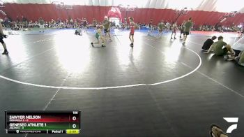 106 lbs Placement Matches (16 Team) - Geneseo Athlete 1, Aquinas vs Sawyer Nelson, Indianola 2