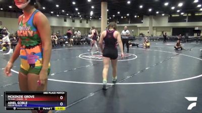 140 lbs Placement (4 Team) - Ariel Goble, Feelin Peachy vs McKenzie Grove, TN AAU- Chaos