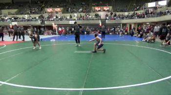 Semifinal - Monty Stika, Outlaw Wrestling Club vs Caleb Bergstrom, Mahnomen/Waubun Thunderbirds