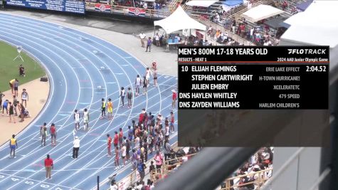 Youth Boys' 800m, Finals 2 - Age 17-18
