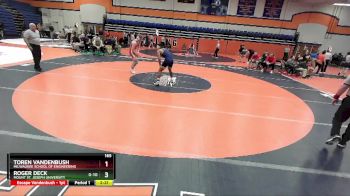 165 lbs Cons. Round 4 - Roger Deck, Mount St. Joseph University vs Toren Vandenbush, Milwaukee School Of Engineering