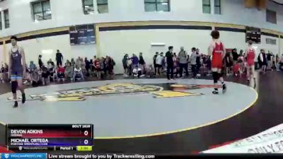 145 lbs Cons. Round 4 - Devon Adkins, Indiana vs Michael Ortega, Portage Wrestling Club