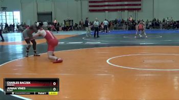 184 lbs Quarterfinal - Charles Baczek, Wabash vs Juwan Vines, Olivet