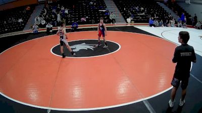 65 lbs Semifinal - Joe James, All American vs Rj Mitchell, Mt. Pleasant