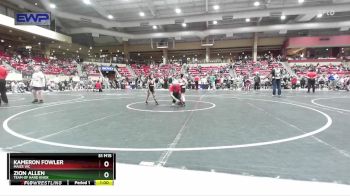 43 lbs Cons. Round 3 - Kameron Fowler, Maize WC vs Zion Allen, Team Of Hard Knox