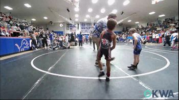 46 lbs Consi Of 4 - Drayson Couch, Del City Little League Wrestling vs Silas Boyd, Harrah Little League Wrestling