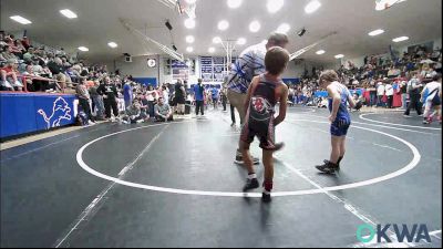 46 lbs Consi Of 4 - Drayson Couch, Del City Little League Wrestling vs Silas Boyd, Harrah Little League Wrestling