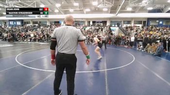 157 lbs Quarterfinal - Dean John, Uintah vs Saxton Stradinger, Union