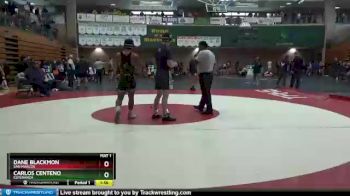 182 lbs Quarterfinal - Carlos Centeno, Esperanza vs Dane Blackmon, San Marcos
