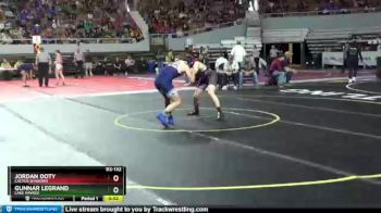 D2-132 lbs Cons. Round 3 - Jordan Doty, Cactus Shadows vs Gunnar LeGrand, Lake Havasu