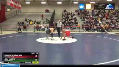 285 lbs Quarterfinal - Kameron Teacher, St. Cloud State. vs Ben Hakes, UW-Parkside