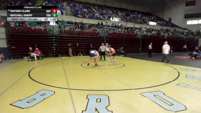 190 lbs Round Of 16 - Kayden Clark, Hartsville vs Mitchell Knepp, Travelers Rest