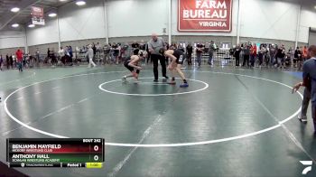 106 lbs Cons. Round 3 - Anthony Hall, Scanlan Wrestling Academy vs Benjamin Mayfield, Hickory Wrestling Club