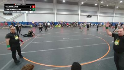 165 lbs Semifinal - Jay`Den Williams, Wellington vs Nadav Nafshi, Unattached