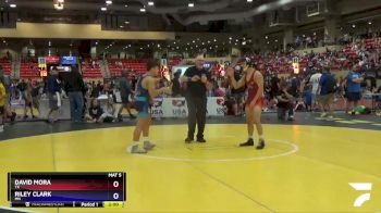 138 lbs Cons. Round 4 - David Mora, TX vs Riley Clark, MN